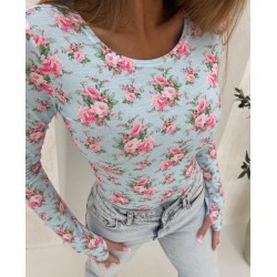 Body Lola Flowers blue S