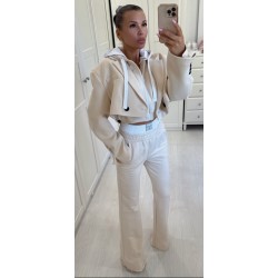 Bluza dresowa z  wszywka  w kapturze