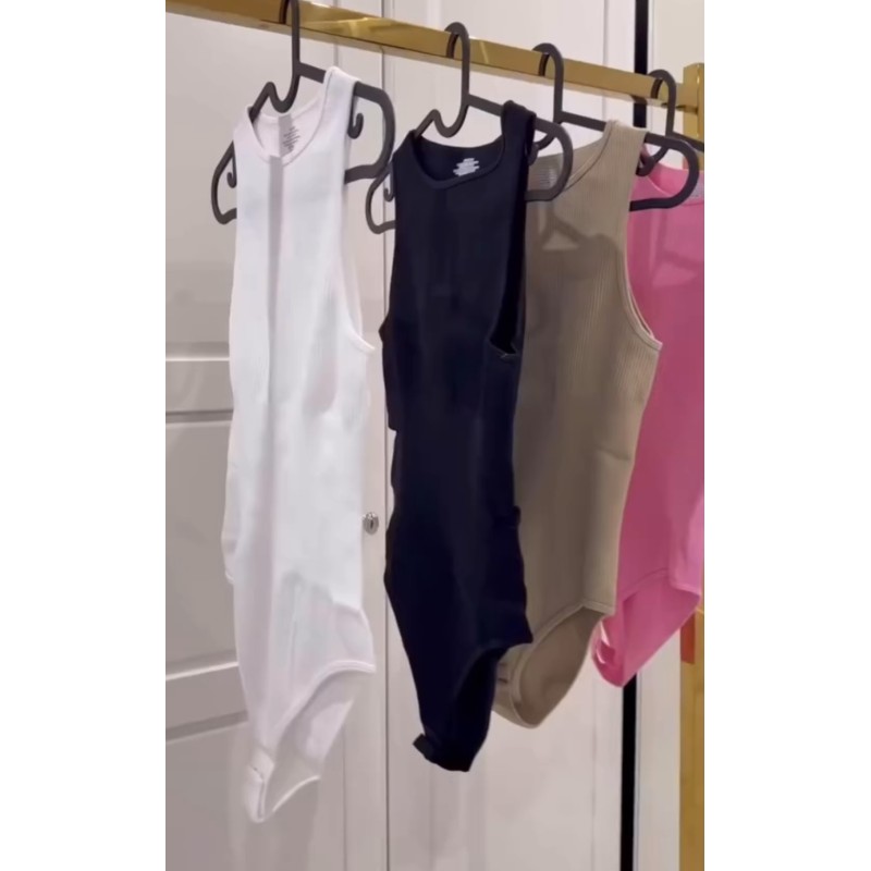 Prazkowane body basic one size