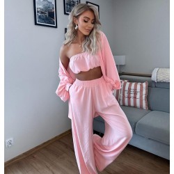 3 czesciowy set Liliana puder roz