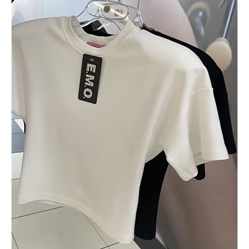 Tshirt pudelkowy EMO bialy