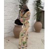 Lniane spodnie Summer zolte