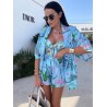 Set Summer z kimono niebieski