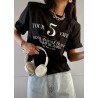 Tshirt 5 one size czarny