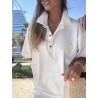 Tshirt Emo Polo oversize bez lub czarny