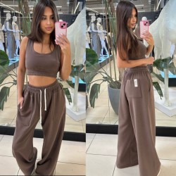 Set Emo long bra czekolada