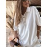 Tshirt Emo Polo smietanka