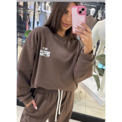 Bluza Emo  Time Out of office czekolada