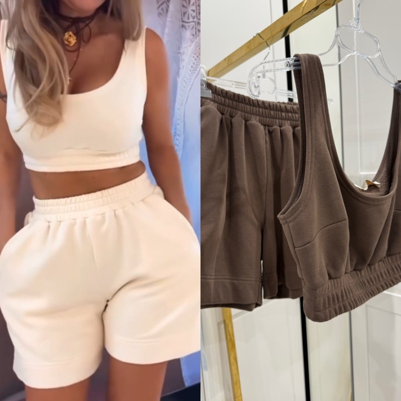 Set Emo bra z szortami czekolada Set Emo bra z szortami czekolada