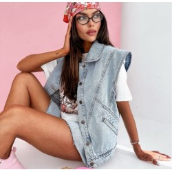 Spodenki jeansowe La Milla motylki