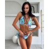bikini Summer push up niebieskie