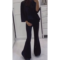 Set dzwony + bluzka oversize (  3 kolory )