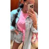 Koszula katana oversize jeansowa La Milla