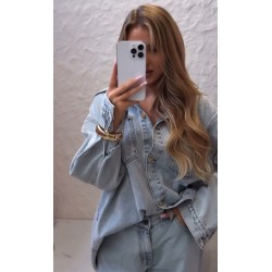 Koszula katana oversize jeansowa La Milla