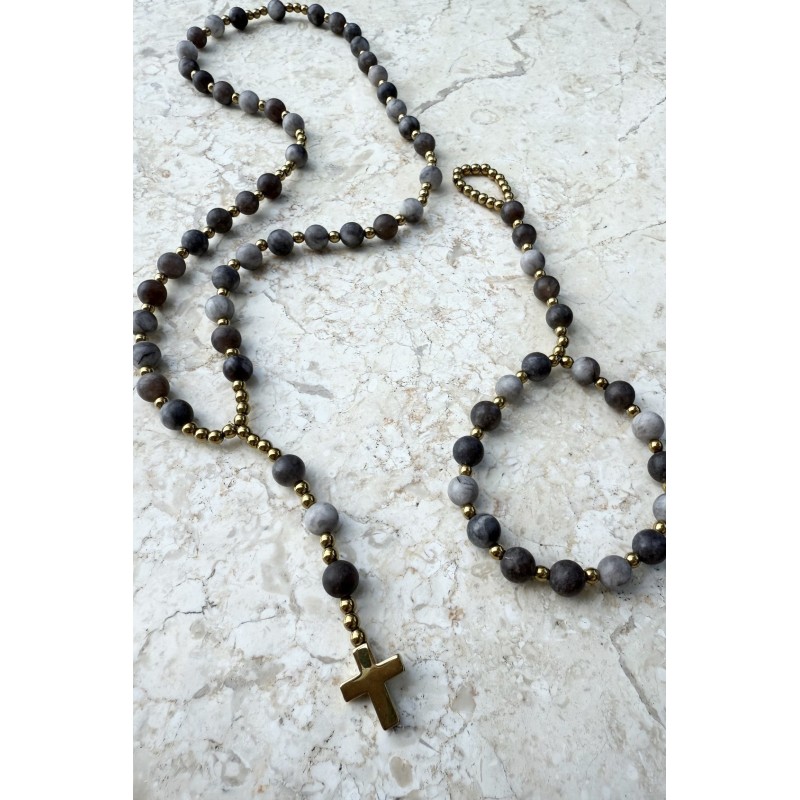 Szary rozaniec cieniowany