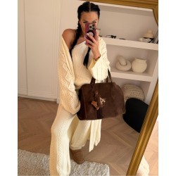 Torba La Milla zamsz naturalny