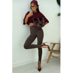 Legginsy narciarki Camille czarne
