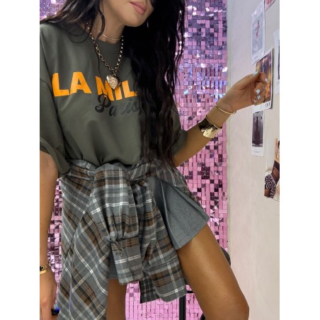 Tshirt La Milla pomaranczowy napis