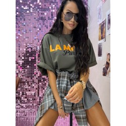 Tshirt La Milla pomaranczowy napis