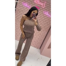 Sweterkowy set La Milla mocca