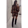Flanelowa kurtka koszula OVERSIZE