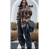 Flanelowa kurtka koszula OVERSIZE