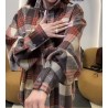 Flanelowa kurtka koszula OVERSIZE