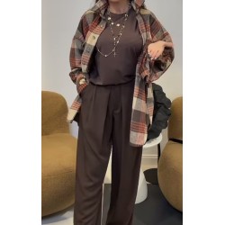 Flanelowa kurtka koszula OVERSIZE
