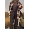 Flanelowa kurtka koszula OVERSIZE