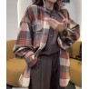 Flanelowa kurtka koszula OVERSIZE