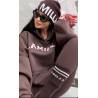 Bluza dresowa La Milla z kapturem braz