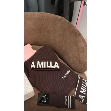 Szalik La Milla czekolada