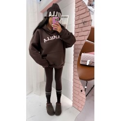 Legginsy La Milla z ociepleniem braz czern