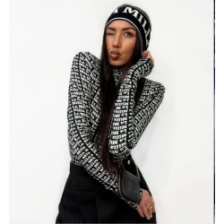 Golf logo czarny braz