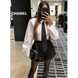 Koszula  La Milla z krawatem biała