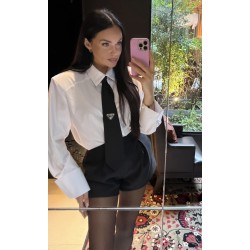 Koszula  La Milla z krawatem biała