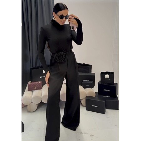 Spodnie La Milla z kwiatem