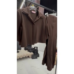 Krotka koszula Lamilla Choco