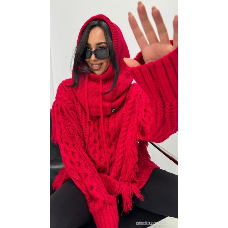 Balaclava  Lamilla czerwien