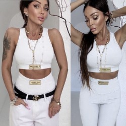 Modelujace legginsy Lady Drama prazek