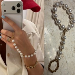 Bransoletka na palec perly