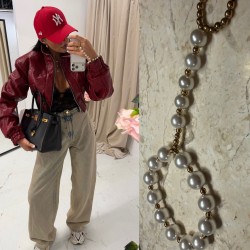 Bransoletka na palec perly