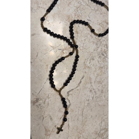 Meski rozaniec z onyksu