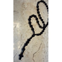 Rozaniec z onyksu ,, all black ,, krotszy