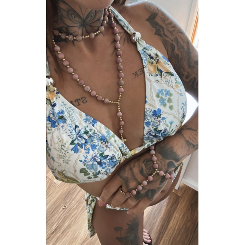 Podwojny rozaniec brudny roz