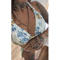 Bransoletka brudny roz