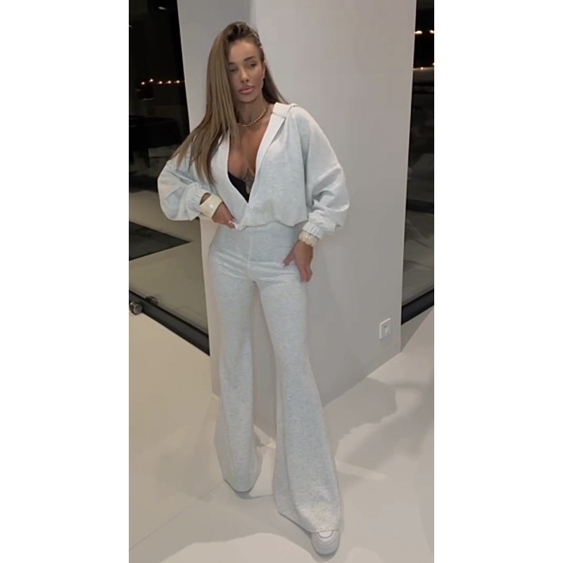 Set z dzwonami Natka szary melanz