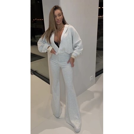 Set z dzwonami Natka szary melanz