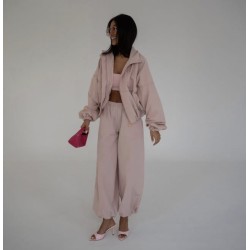 Ortalionowy set rozowy