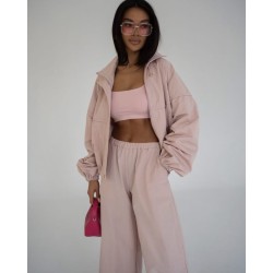 Ortalionowy set rozowy